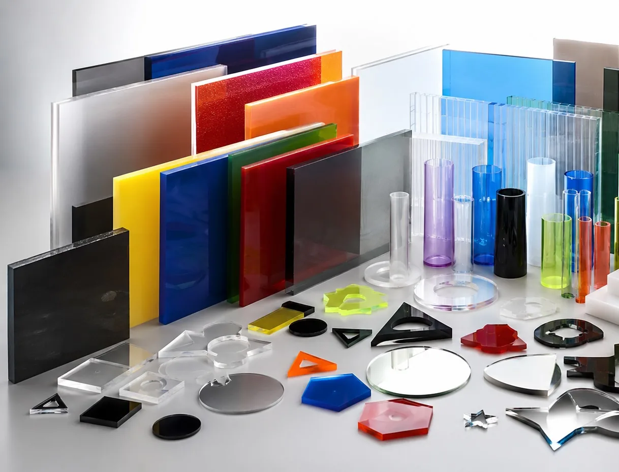 Acrylic, polycarbonate and engineering plastic sheets, rods, tubes and cut-to-size parts