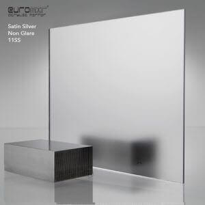 Plastic Fabrication | Cnc Laser Cutting | Gold Coast | Plastics Online | 98 Euromir Silver Non Glare 11ss 48 X 48