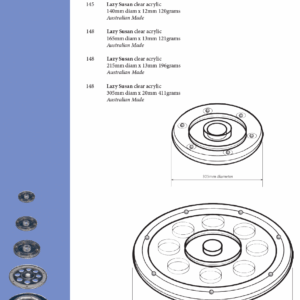 Lazy Susan 215mm diameter x 13mm