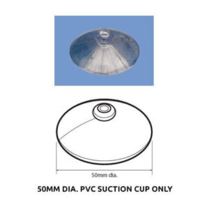 50mm dia. PVC suction cup only
