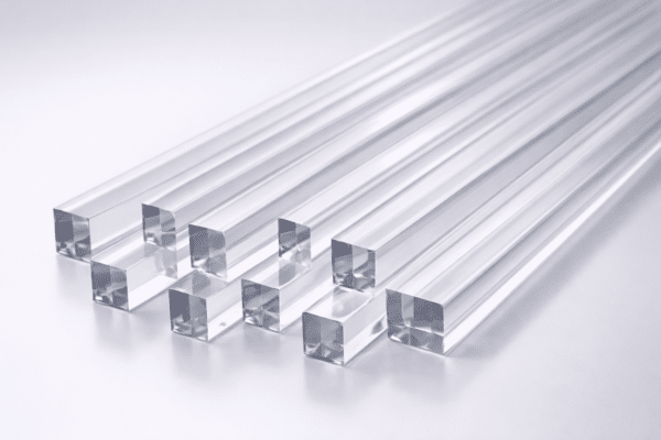 acrylic clear square rod