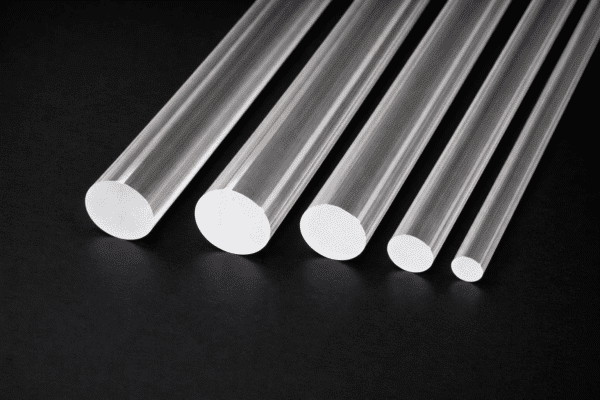 clear acrylic rods